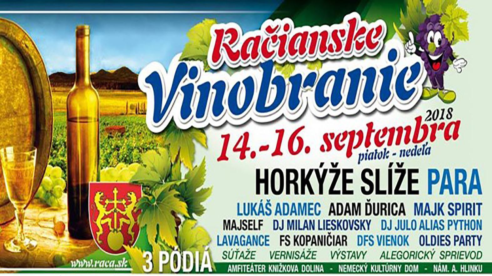 Račianske vinobranie už tento víkend