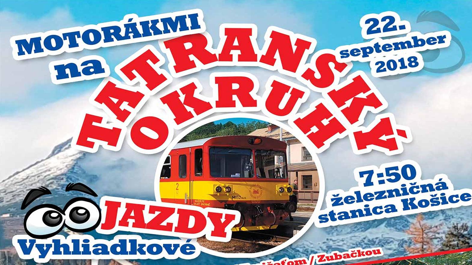 Unikátna vyhliadková jazda na Tatranský železničný okruh