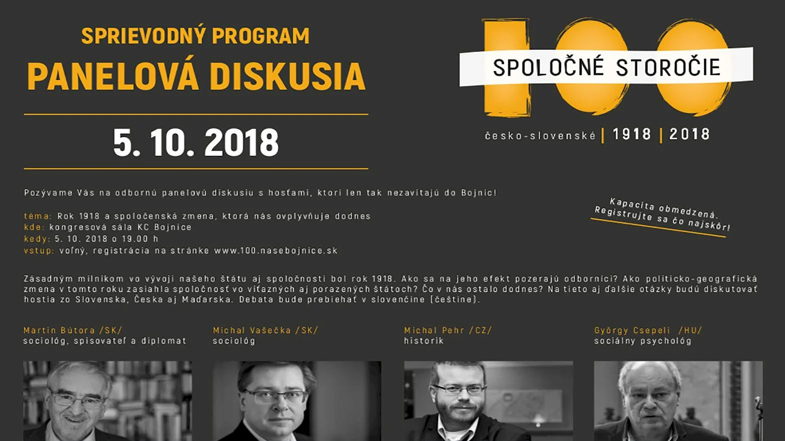 Česko-slovenské storočie slávia v Bojniciach koncertami, besedou a výstavou