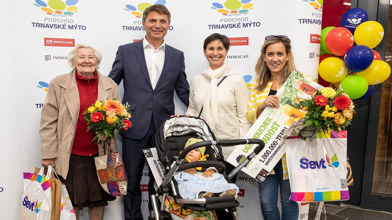 Podchodom Trnavské mýto prešlo za prvý mesiac od otvorenia milión ľudí