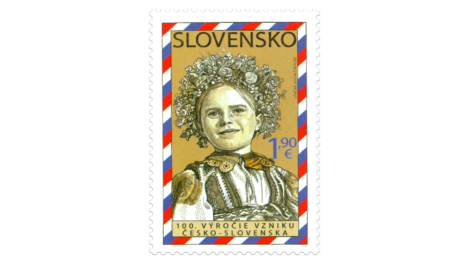 100. výročie vzniku Česko-Slovenska pripomenie aj poštová známka