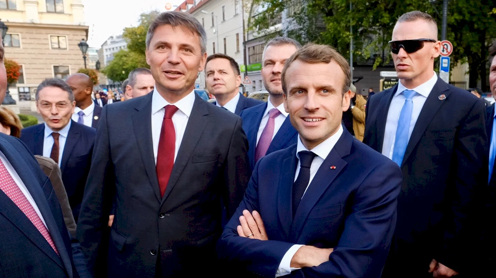 Primátor Bratislavy privítal v Primaciálnom paláci francúzskeho prezidenta