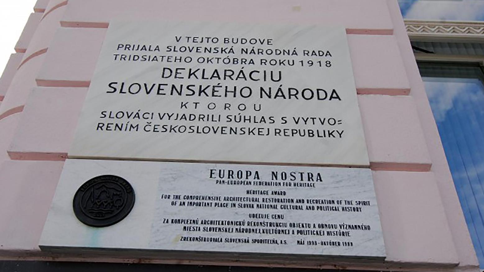 V Turčianskom Sv. Martine pred 100 rokmi prijali Deklaráciu slovenského národa