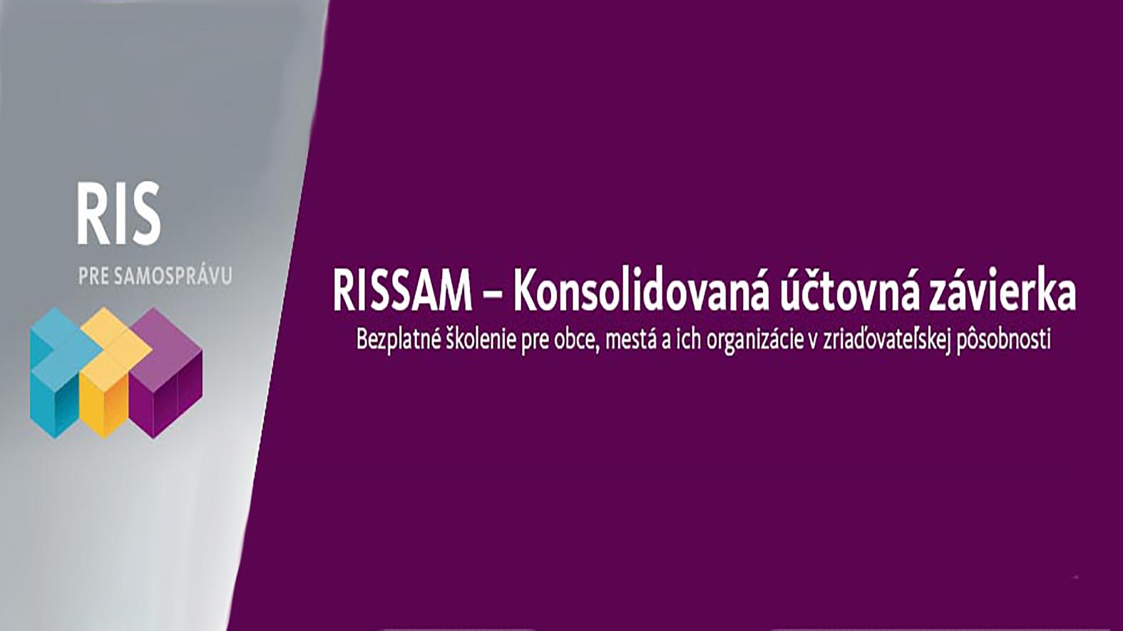 Prihláste sa na školenie RISSAM – Konsolidovaná účtovná závierka
