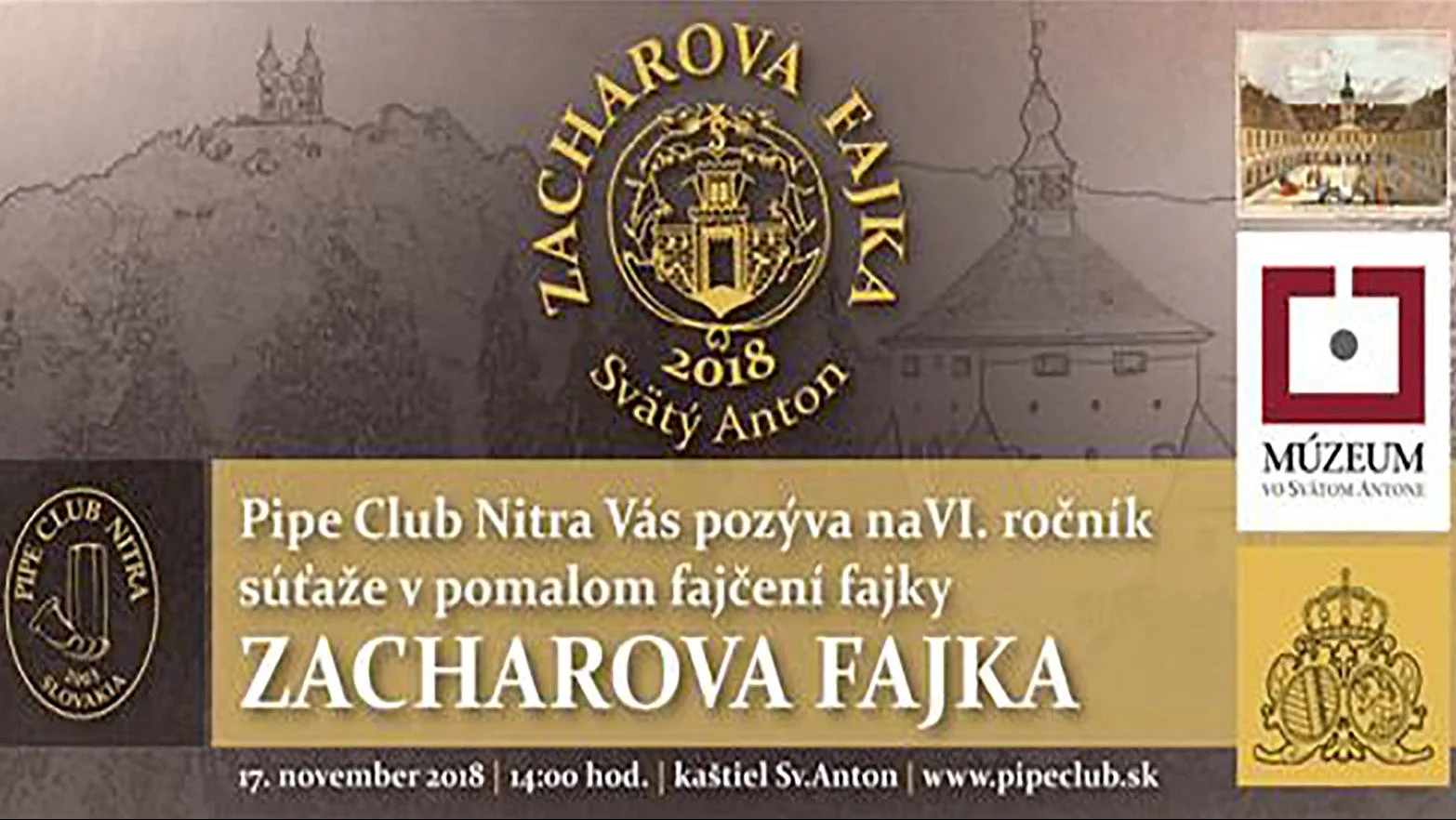 V kaštieli sa súťažilo v pomalom fajčení fajky