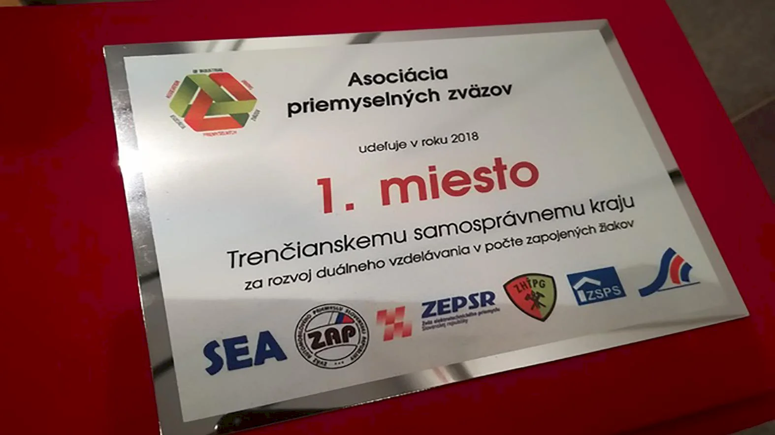 TSK ocenený za najviac študentov zapojených v systéme duálneho vzdelávania