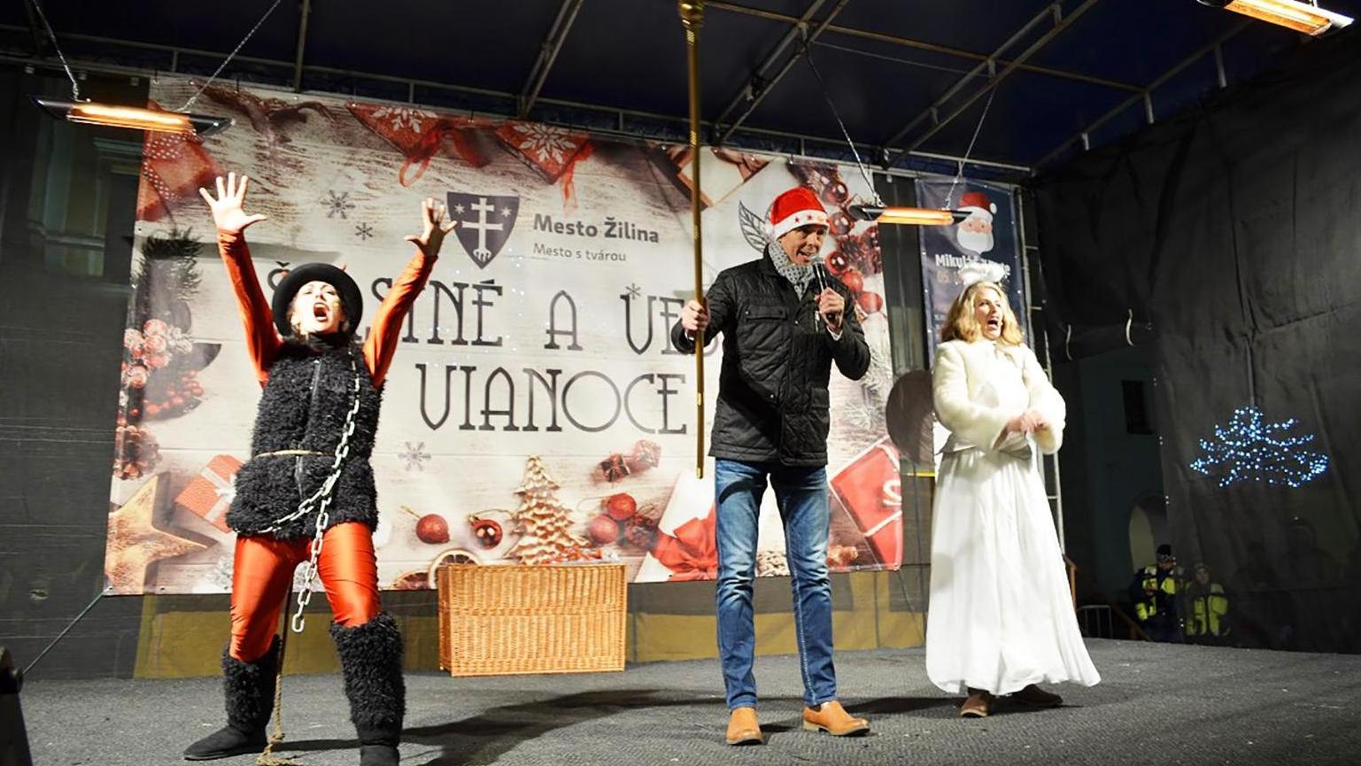 Do Žiliny prišiel Mikuláš a potešil najmenších