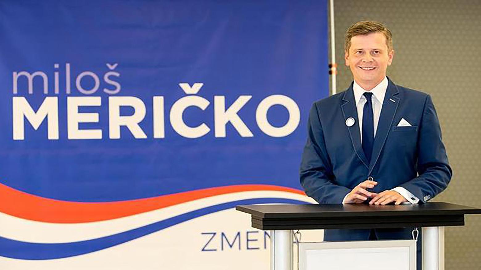 Novozvolený primátor M. Meričko prebral vedenie mesta