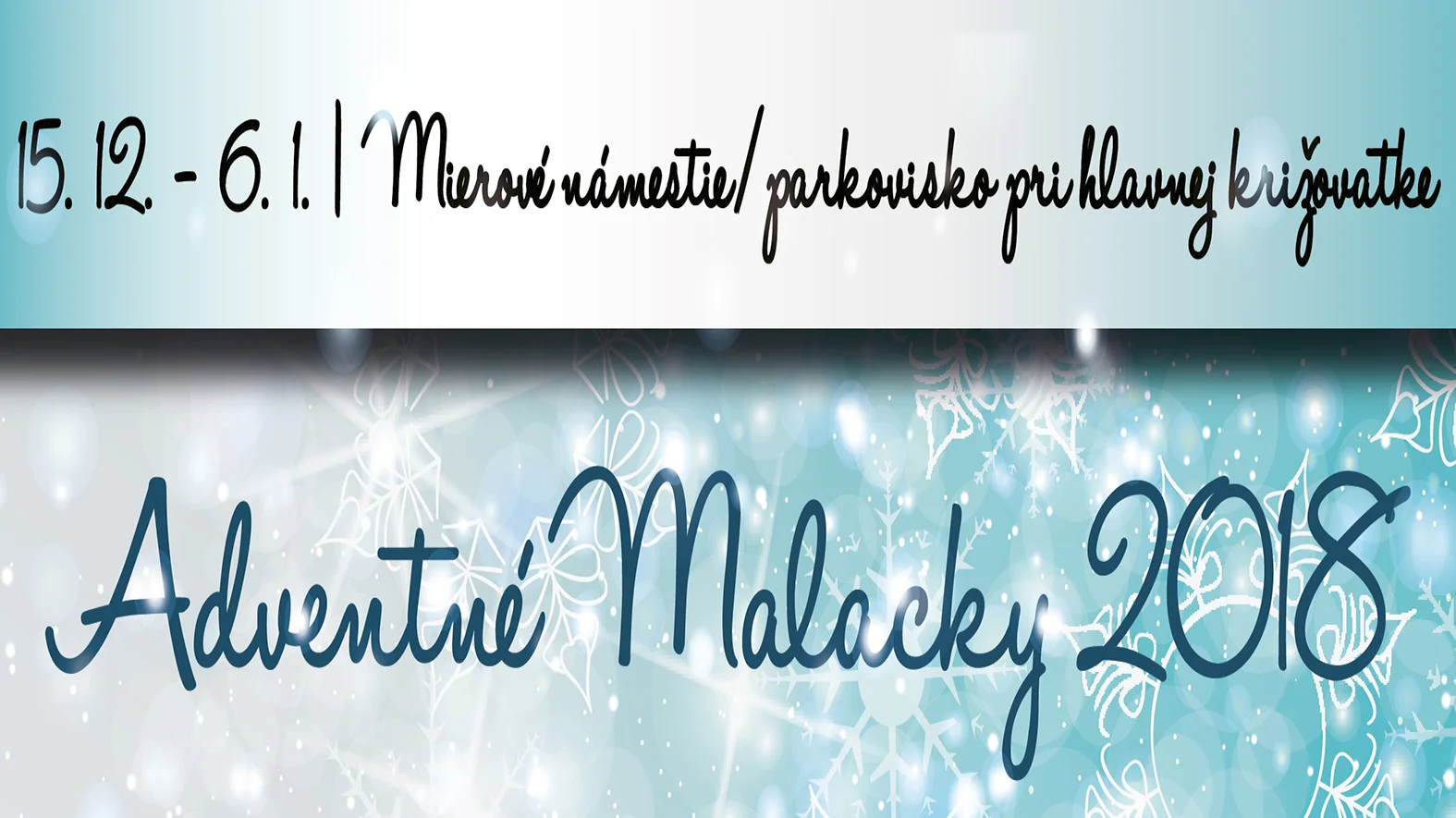Vianočné trhy v Malackách sa začínajú už dnes