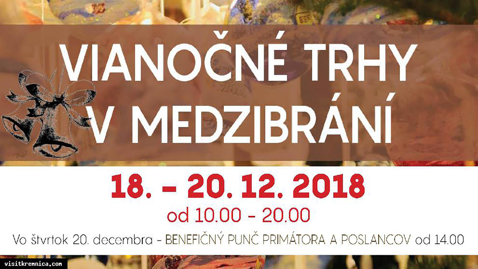 V medzibrání sa budú počas týždňa konať vianočné trhy 