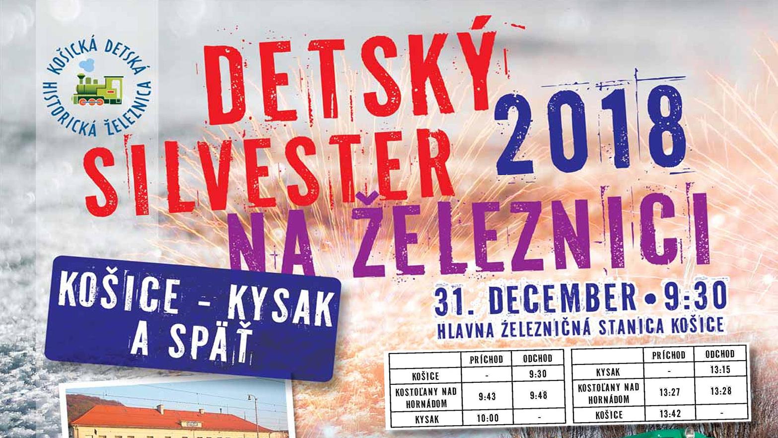 Detský Silvester na železnici bude skvelým začiatkom konca roka