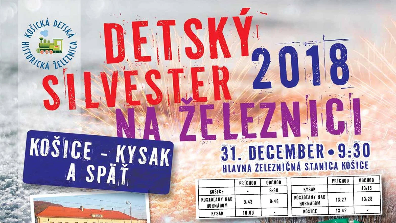 Detský Silvester na železnici bude skvelým začiatkom konca roka