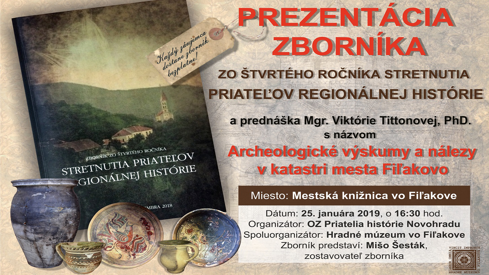 Zborník zo štvrtého ročníka stretnutia priateľov regionálnej histórie