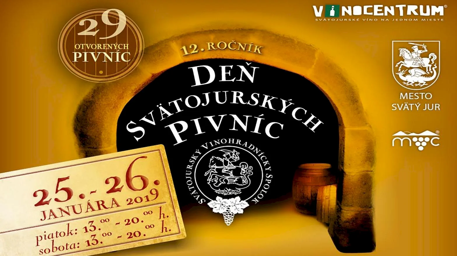 Pre milovníkov vína otvoria v piatok a sobotu vo Svätom Jure 29 pivníc