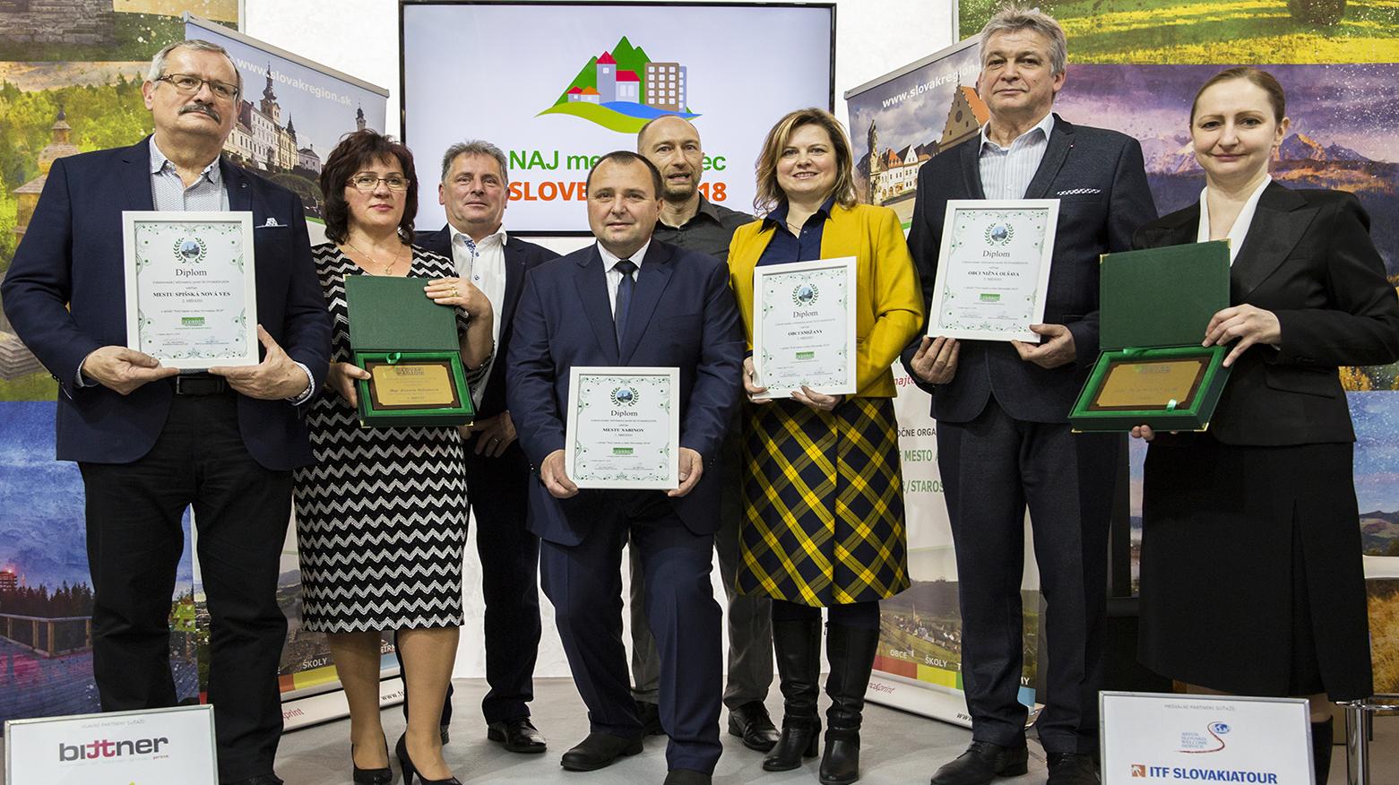 Naj mestom 2018 sa stal Sabinov, naj obcou Sedliacka Dubová