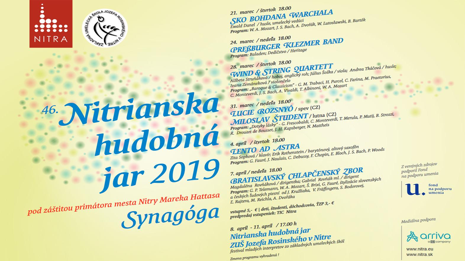 Na otváracom koncerte Nitrianskej hudobnej jari zaznie aj Malá nočná hudba