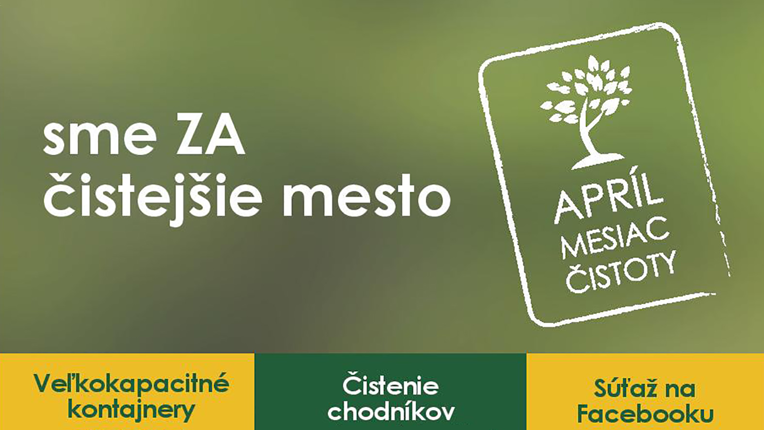 sme ZA čistejšie mesto