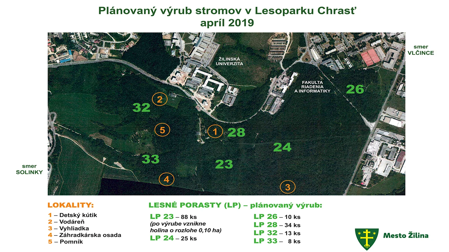 V žilinskom Lesoparku Chrasť odstránia napadnuté a poškodené stromy