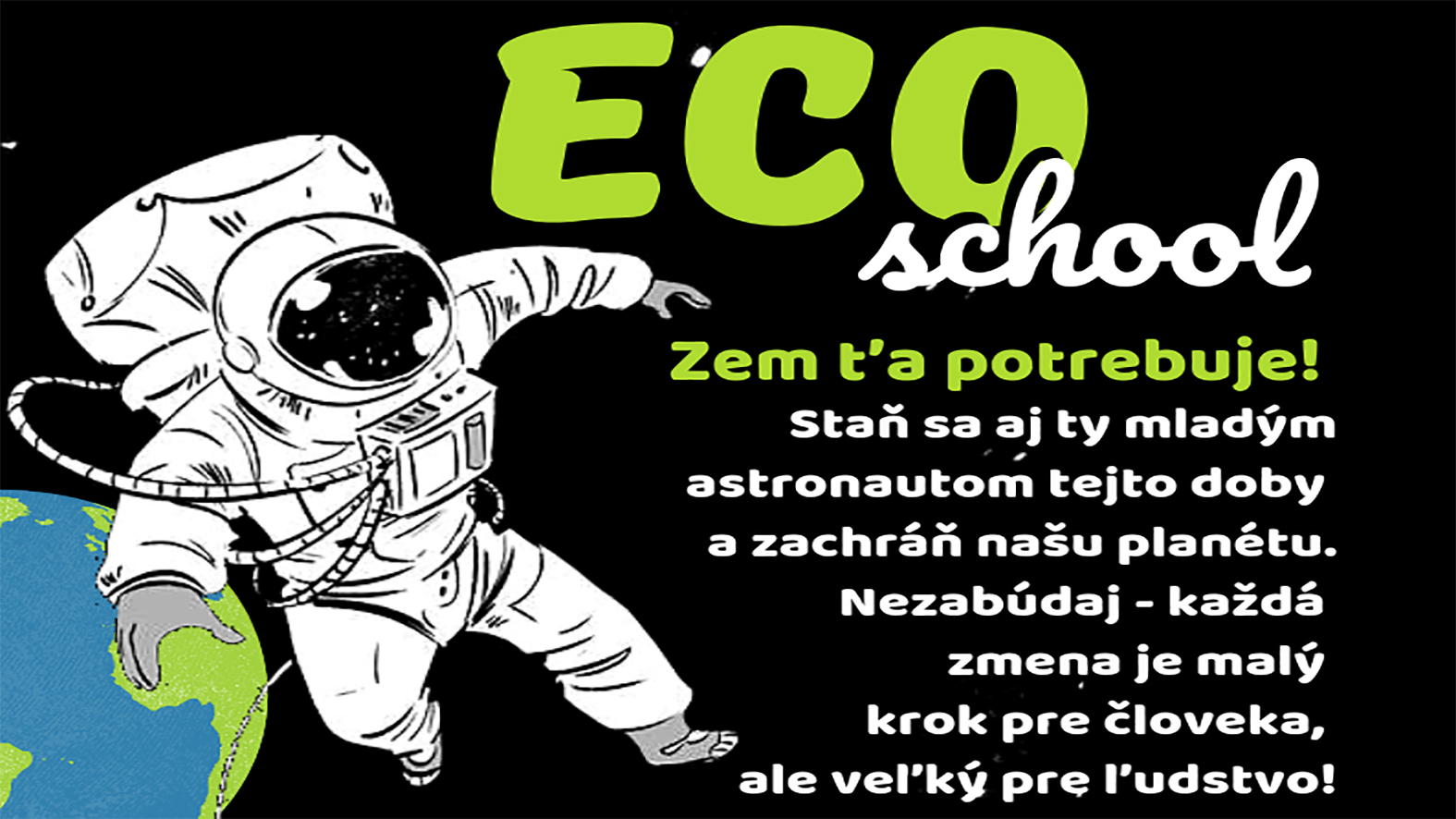 Projekt ECOschool prináša mladým ľuďom príležitosť zmeniť svet