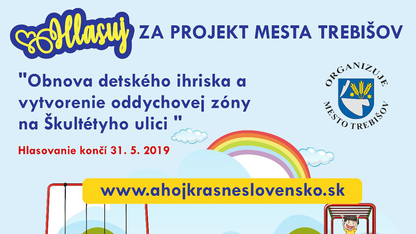 Hlasovanie verejnosti za projekt mesta Trebišov