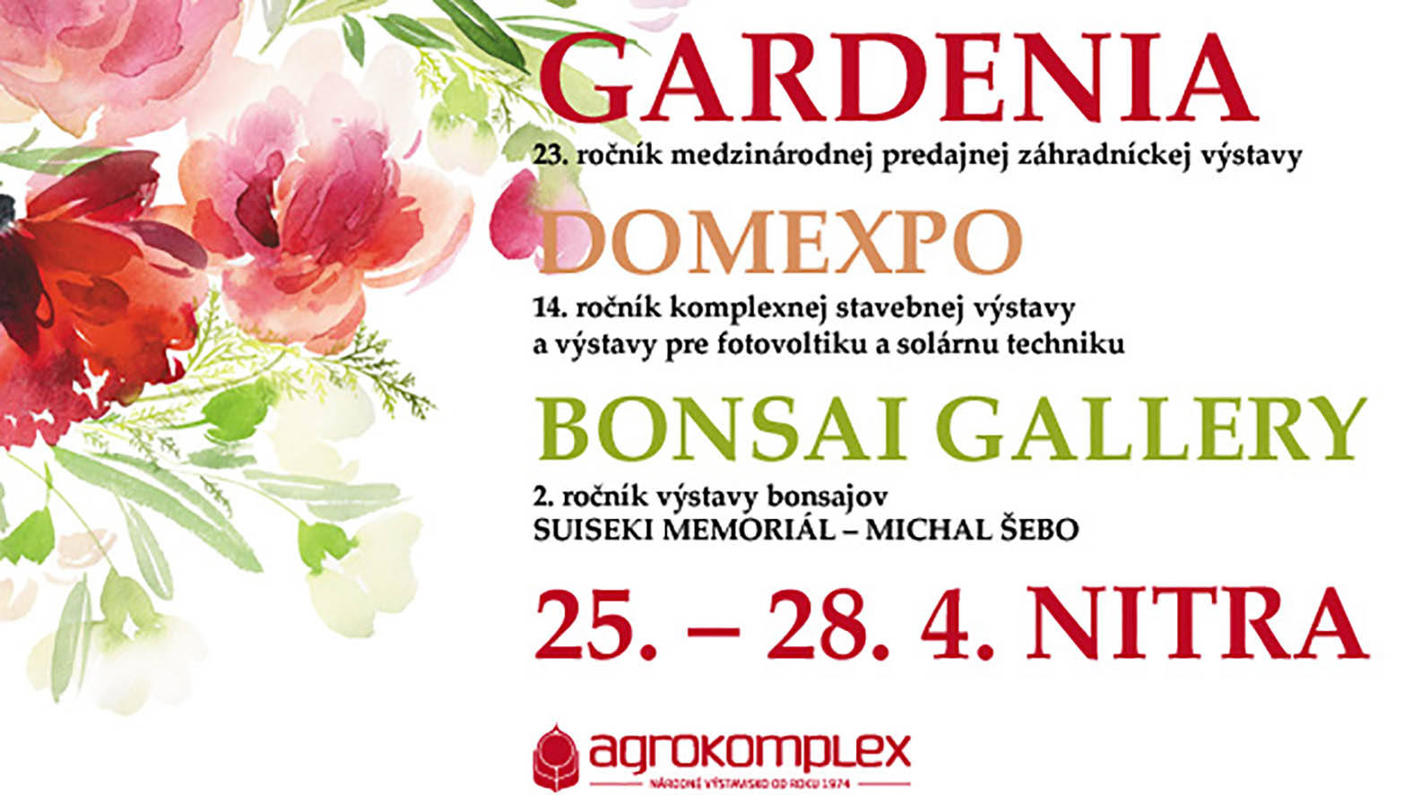 Na výstavách Gardenia a Domexpo sa predstavuje takmer 380 vystavovateľov