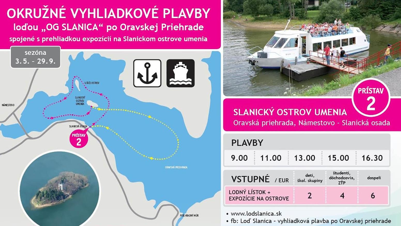 Otvorenie 46. sezóny na Slanickom ostrove umenia uprostred Oravskej priehrady