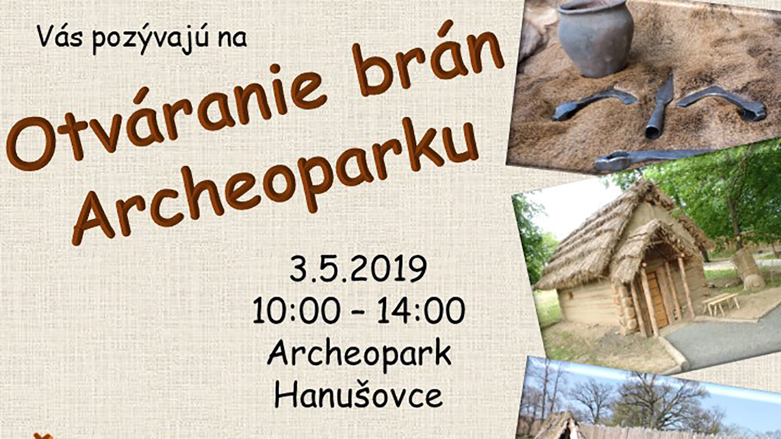 V Hanušovciach nad Topľou slávnostne otvoria bránu Archeoparku