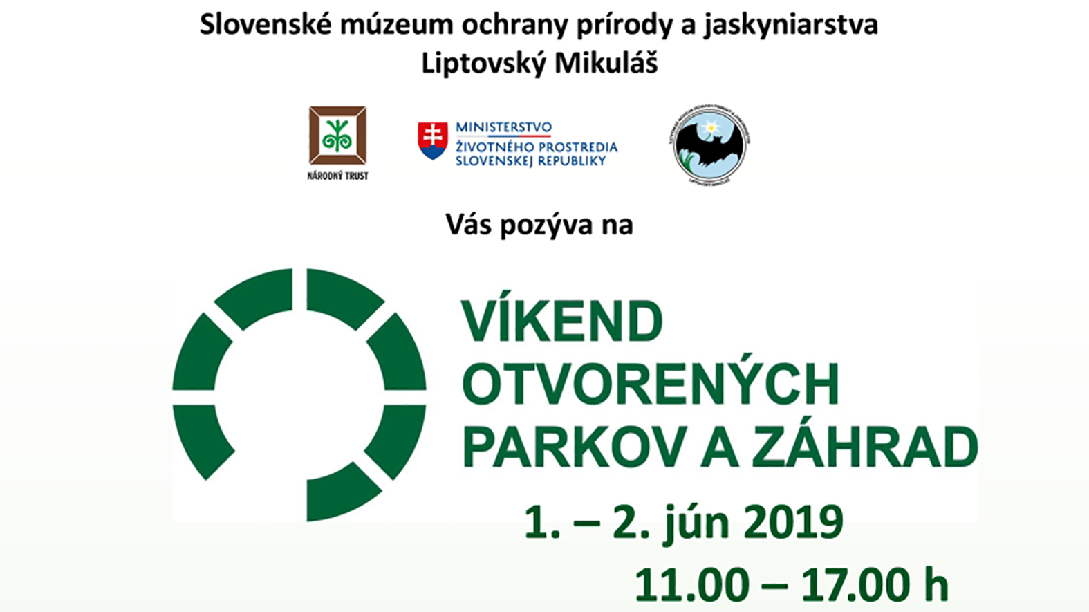 Víkend otvorených parkov a záhrad bude aj v múzeu jaskyniarstva