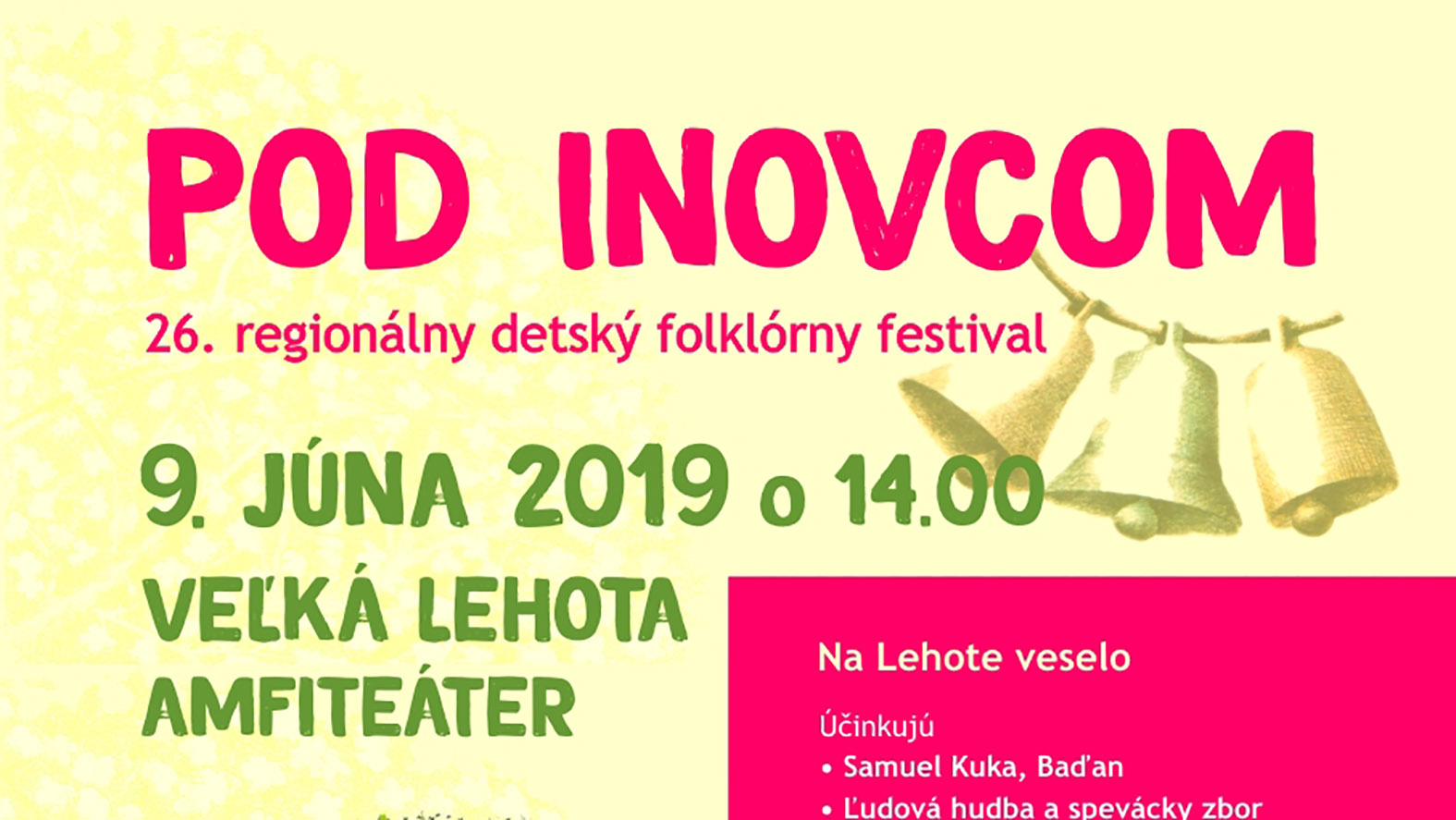 Detský festival Pod Inovcom láka aj folkloristov z iných regiónov