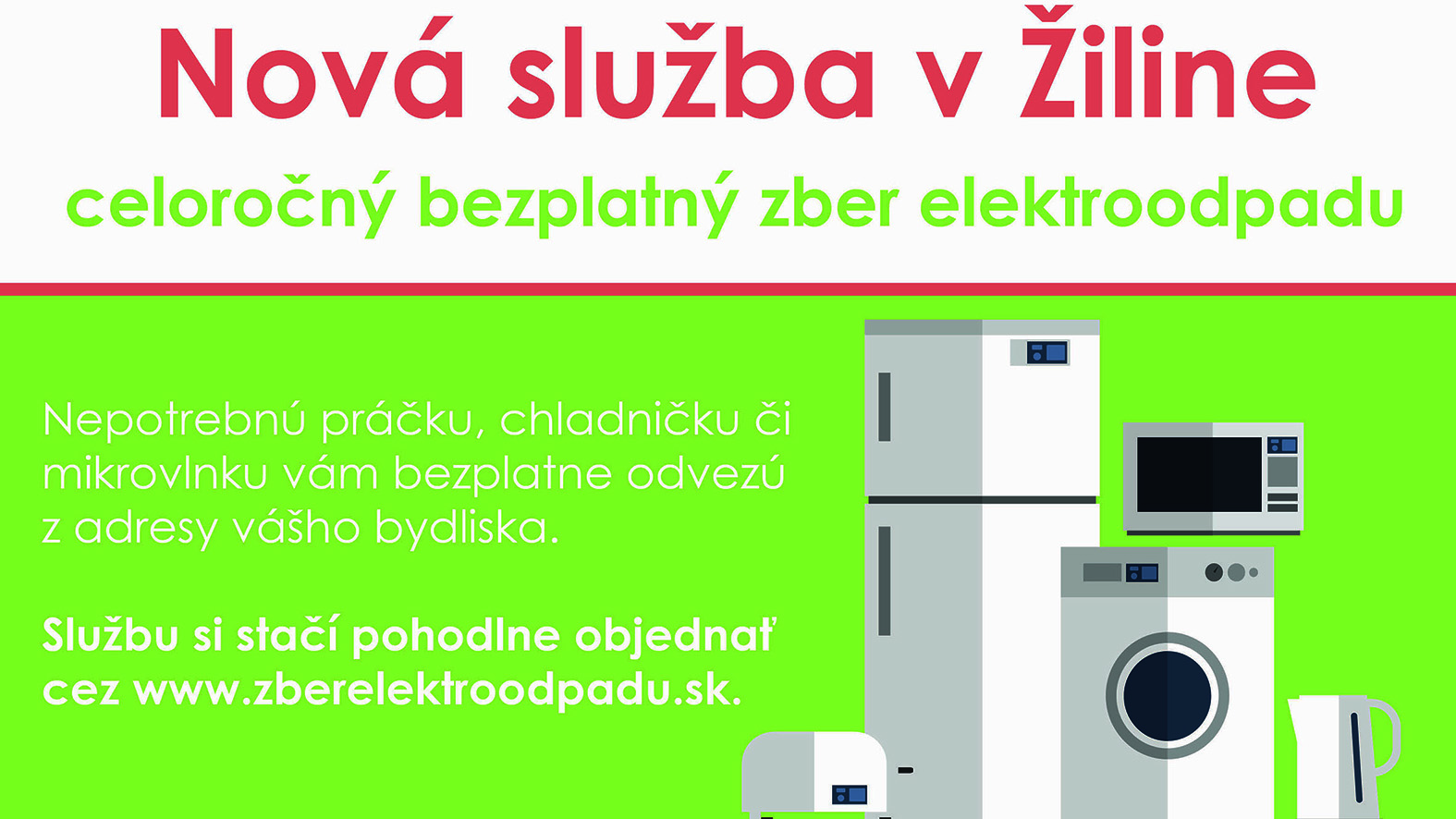Celoročný bezplatný zber elektroodpadu už aj v Žiline