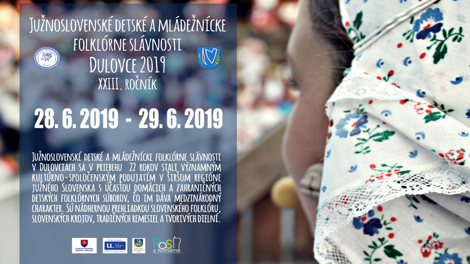 Na folklórnych slávnostiach v Dulovciach sa zídu súbory zo Slovenska i zahraniči