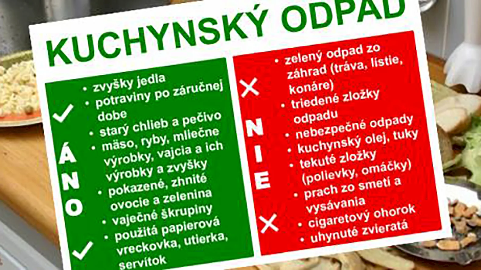 Zber kuchynského odpadu z domácností v Trnavej Hore