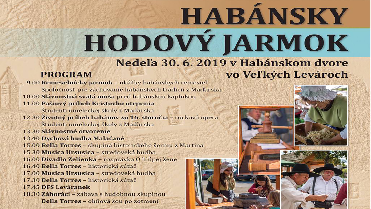 Habánsky jarmok bude plný tradícií