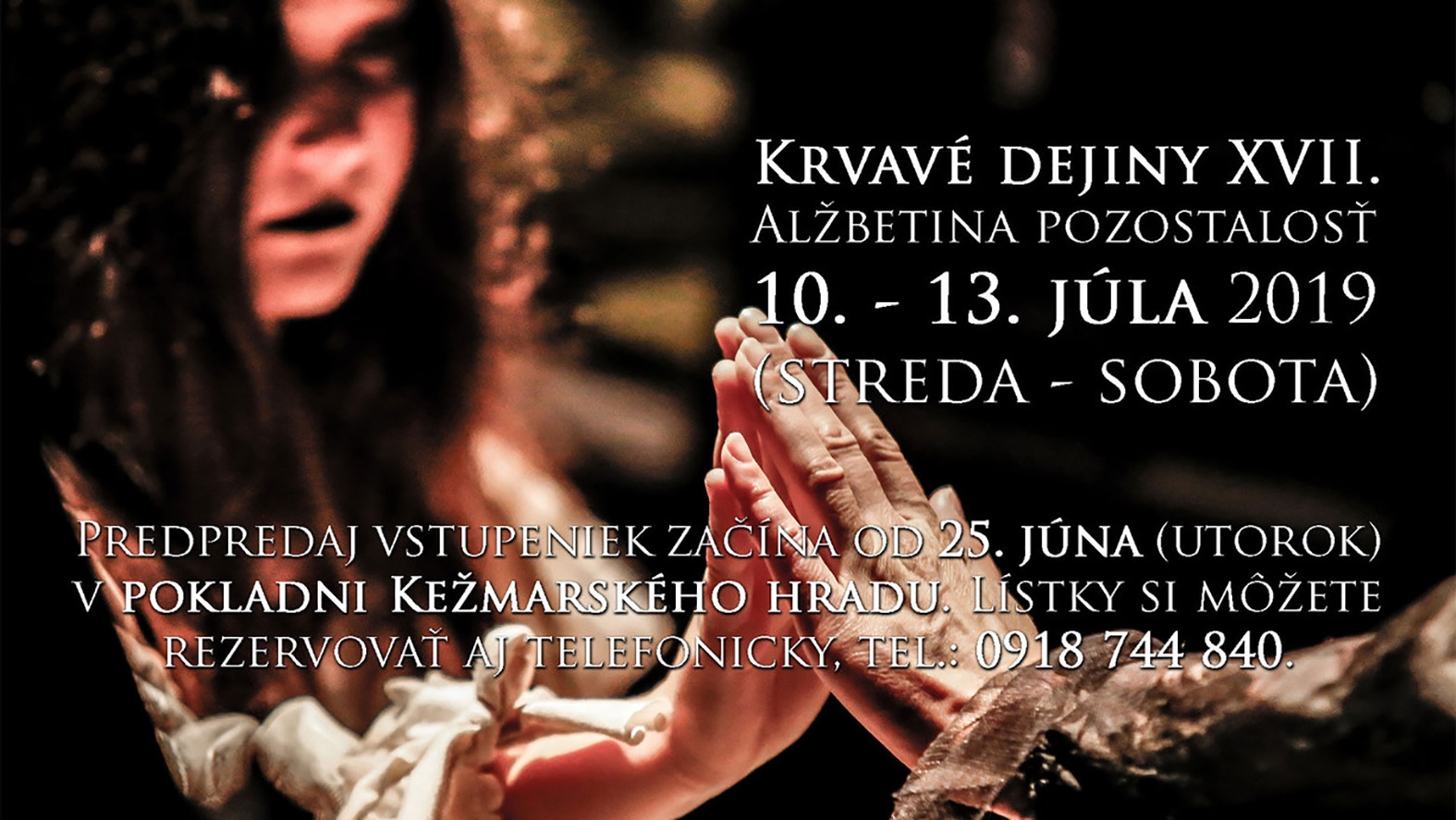 Príbeh Krvavých dejín zavedie návštevníkov do 15. a 16. storočia