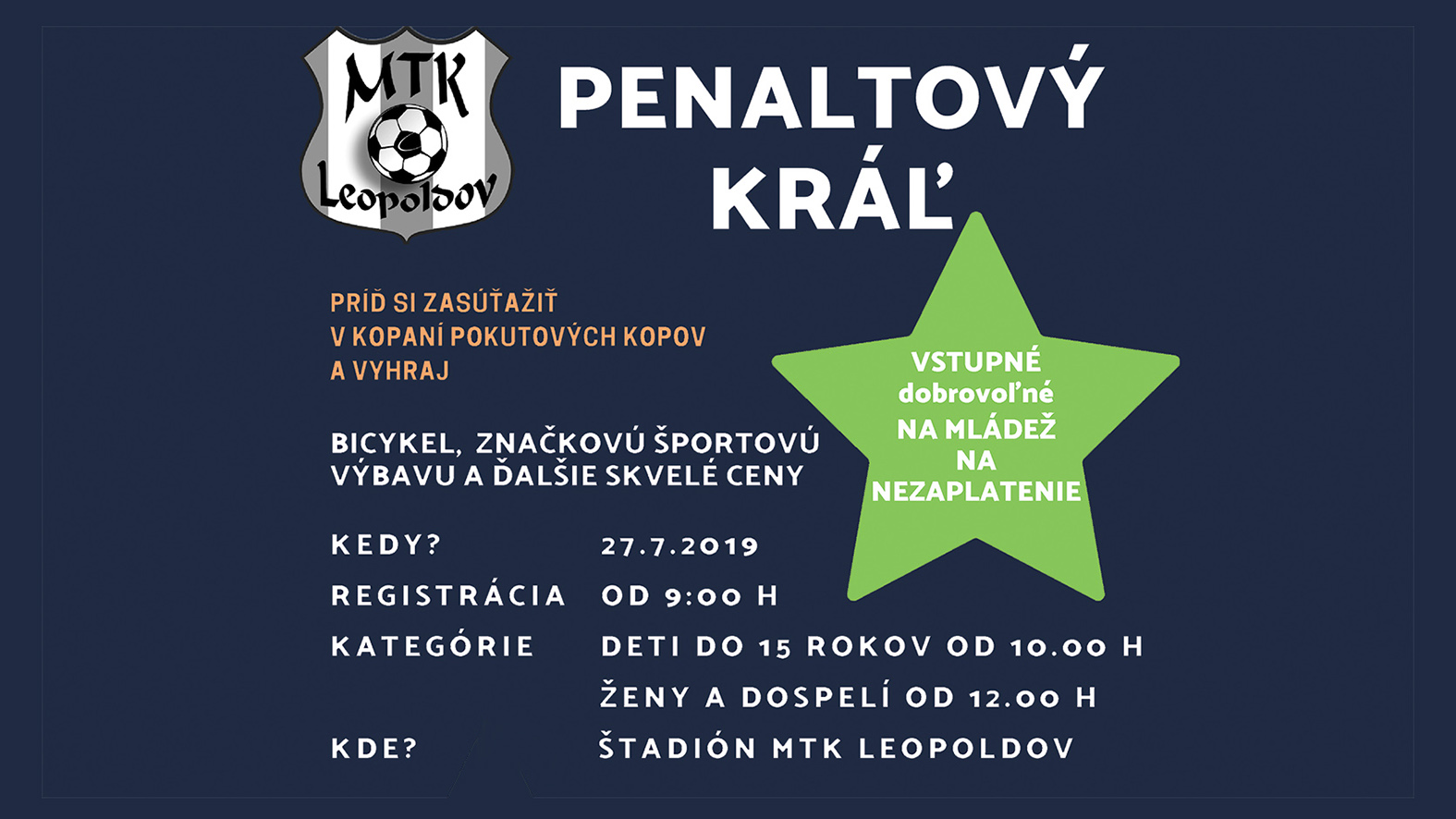 V Leopoldove obnovili súťaž v kopaní jedenástok