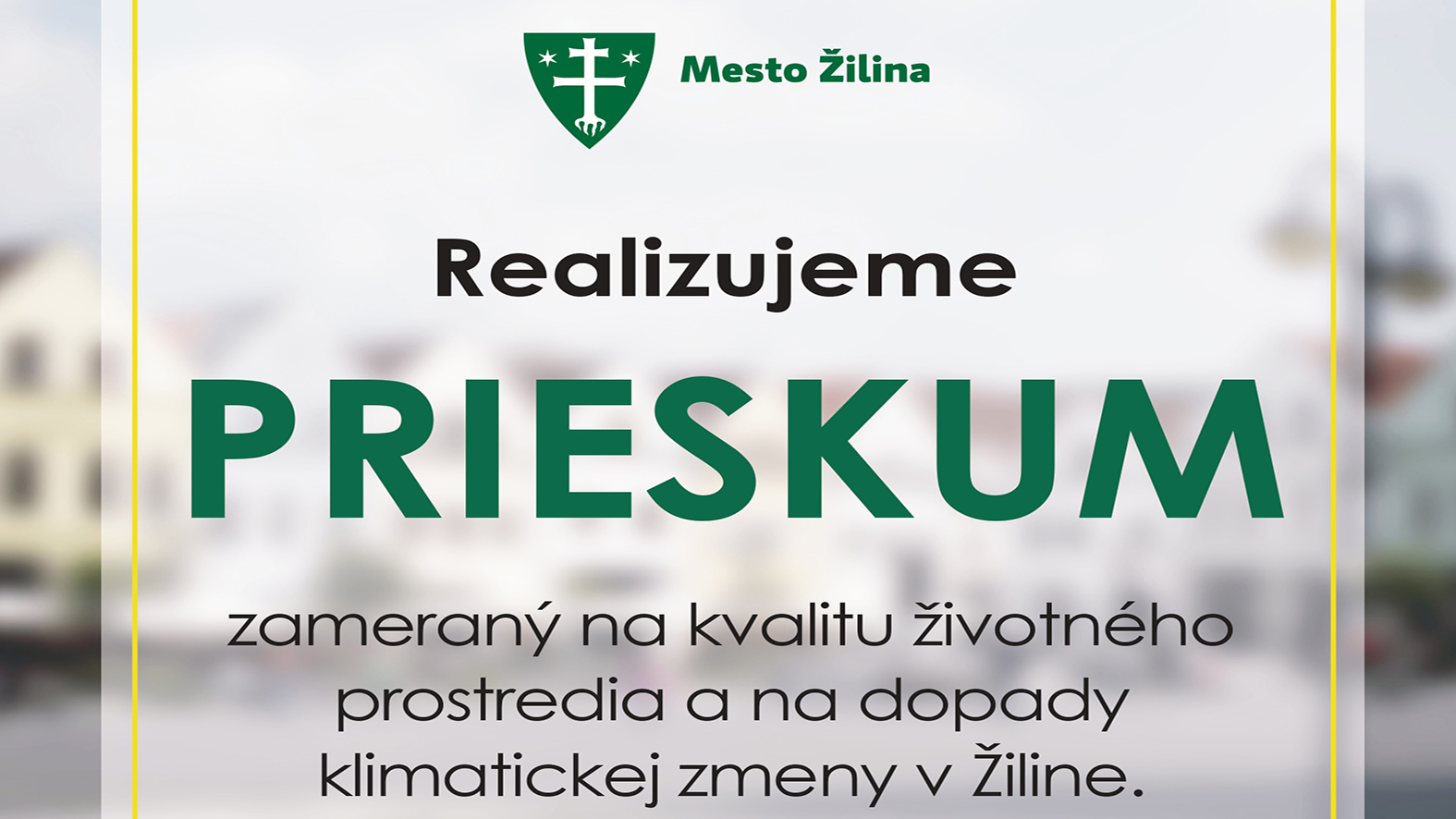 Pocitová mapa zmapuje pocity Žilinčanov zo zmeny klímy
