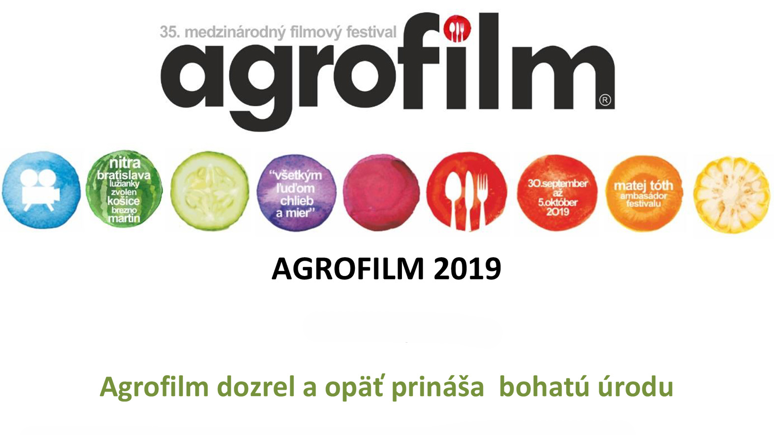 Agrofilm dozrel a opäť prináša bohatú úrodu