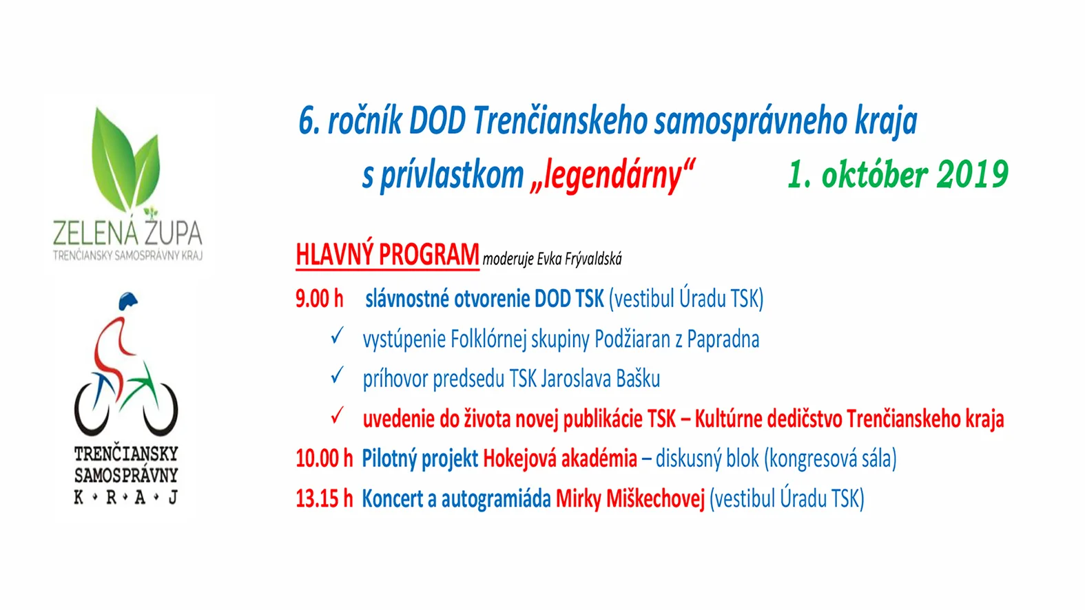 Šiesty ročník Dňa otvorených dverí Trenčianskeho samosprávneho kraja