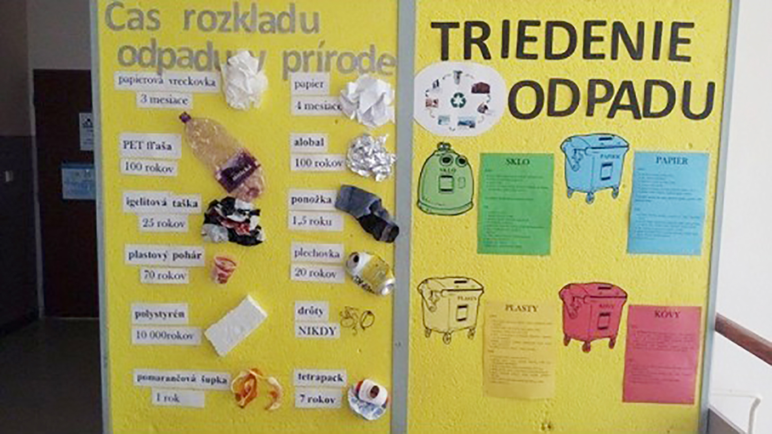 Mesto učí deti triediť odpad