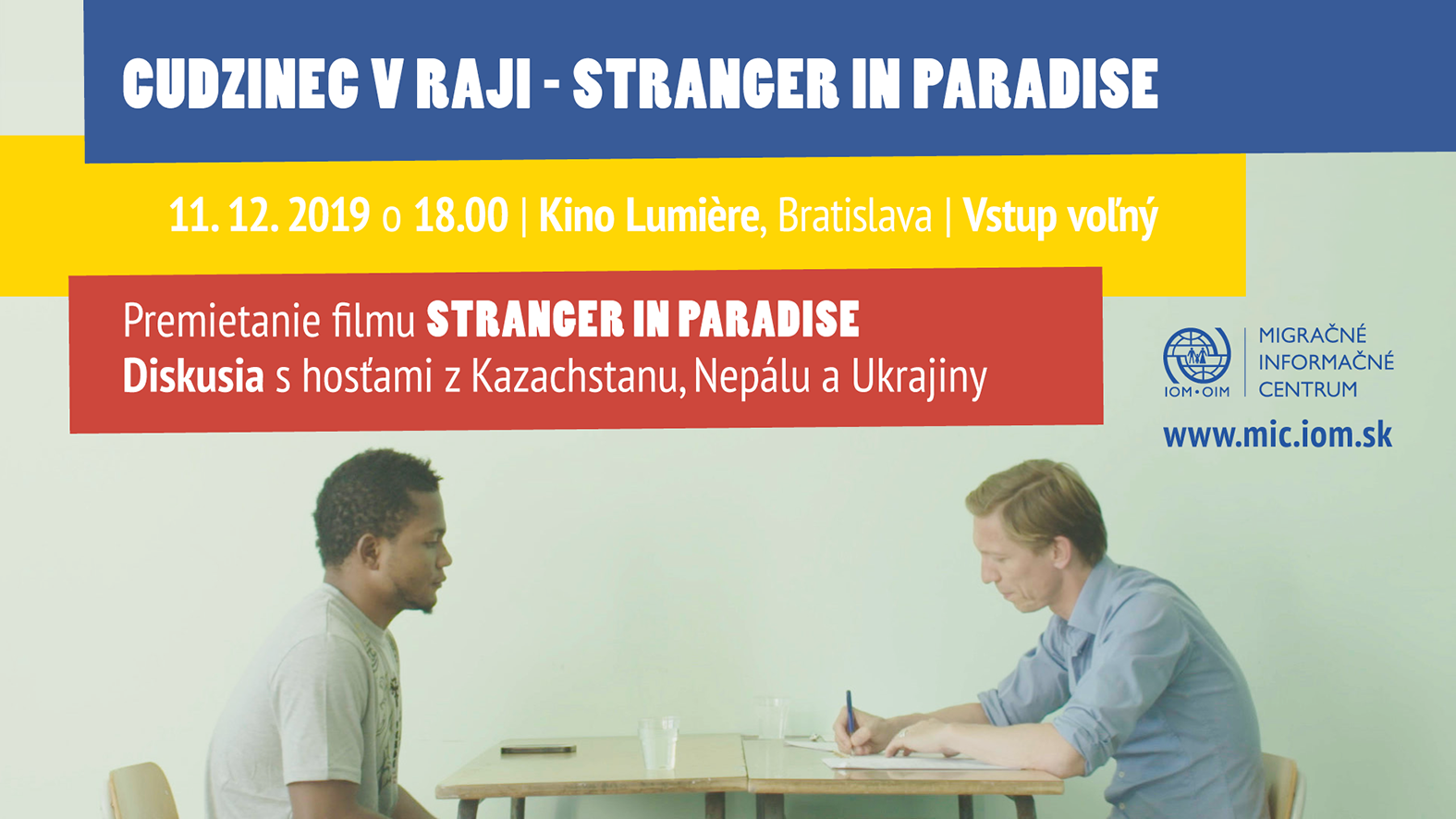 Cudzinec v raji bude 11. decembra v Bratislave
