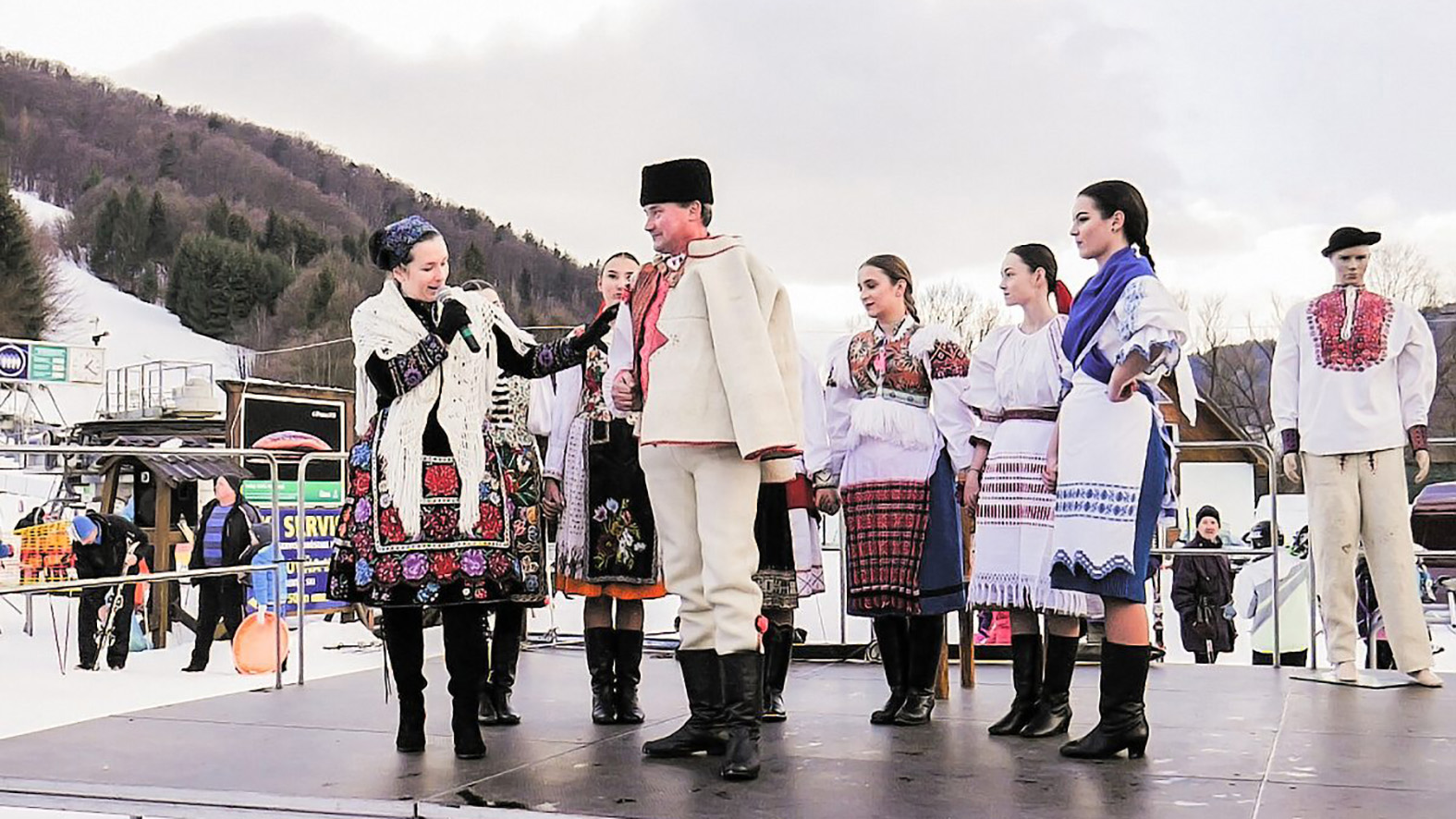 Krojovka na svahu