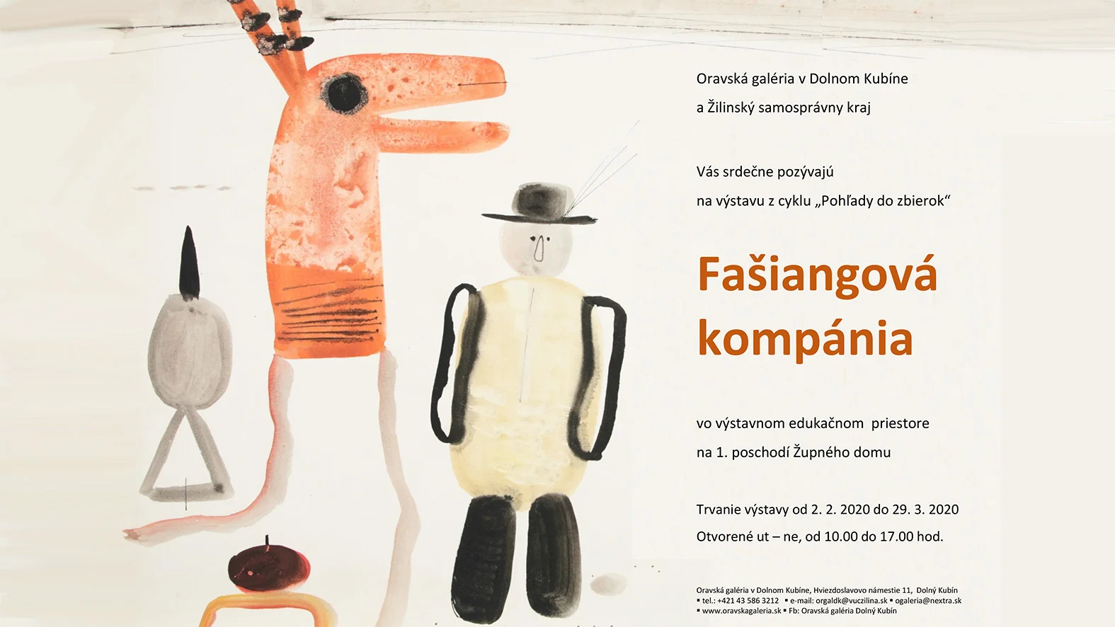 Fašiangová kompánia  - „Pohľady do zbierok“