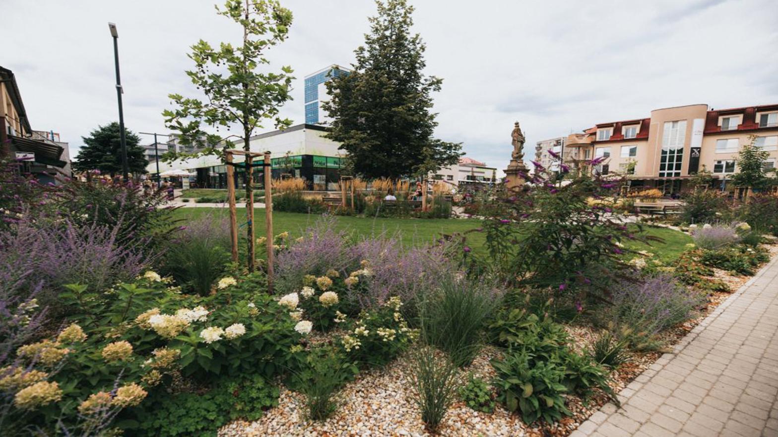 Park pri soche na Námestí Matice slovenskej skončil v súťaži na druhom mieste