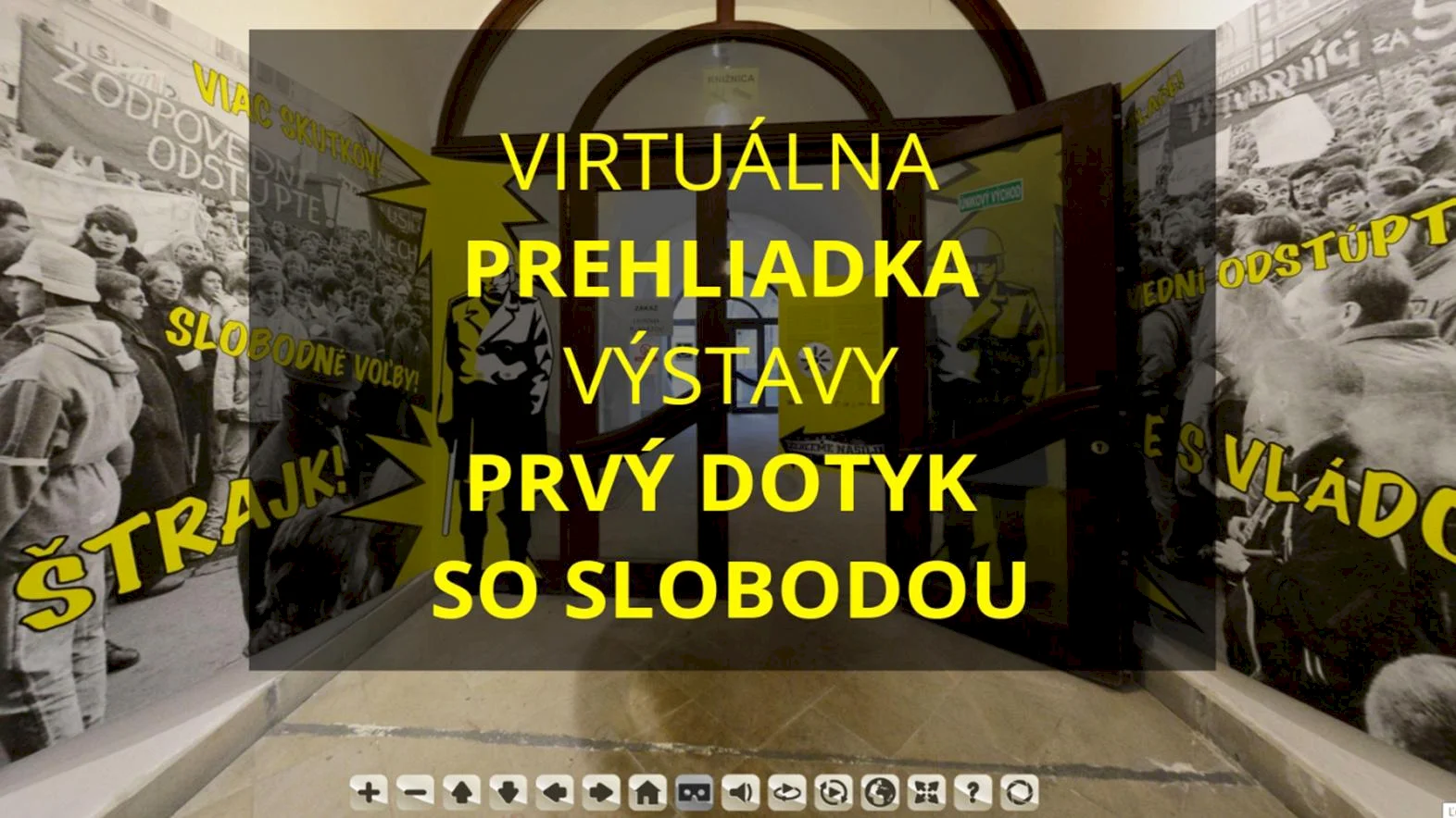 Výstava Prvý dotyk so slobodou je stále dostupná - virtuálne