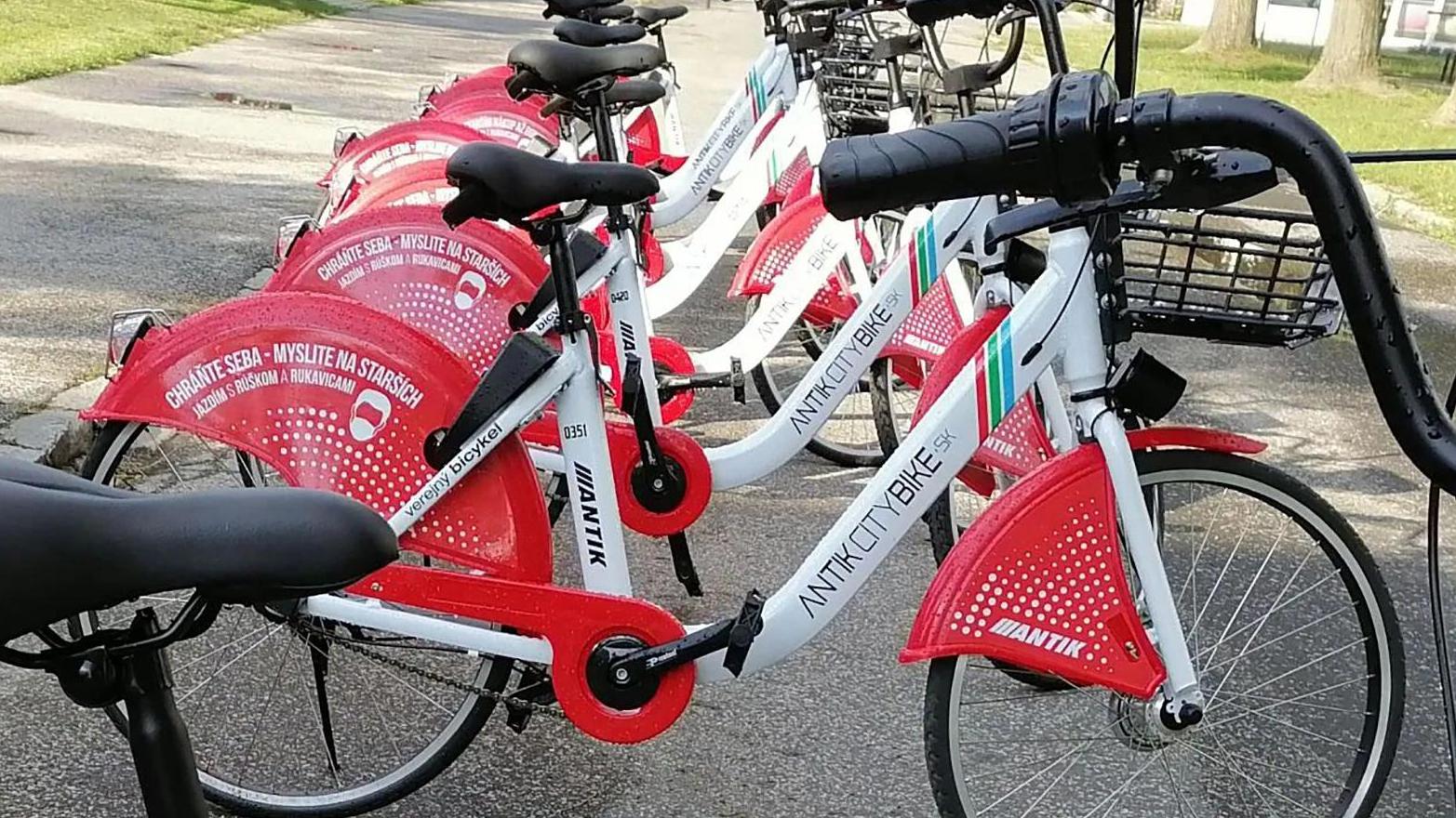 V meste Veľký Šariš je možné si požičať verejný bicykel