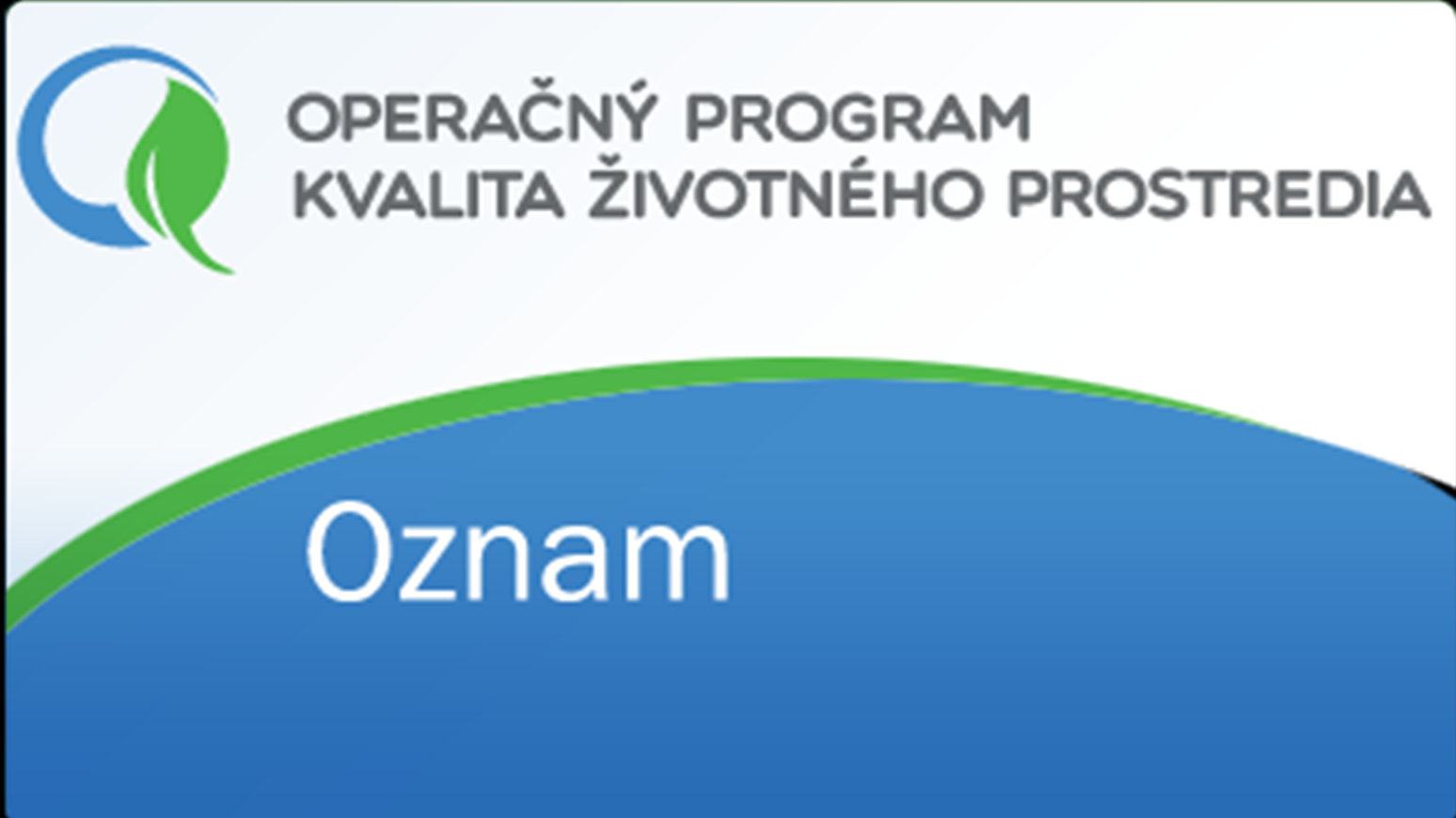Predĺženie termínu na vydanie rozhodnutia v rámci 31. výzvy OPKZP