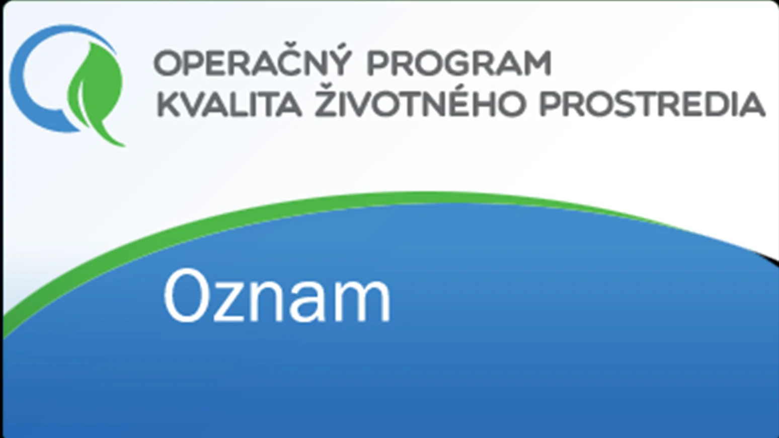 Predĺženie termínu na vydanie rozhodnutia v rámci 31. výzvy OPKZP