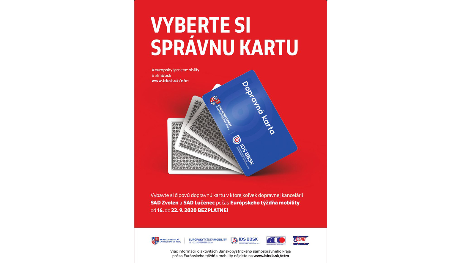 V ETM bude dopravná karta zadarmo, kraj podporí aj cestovanie za kultúrou