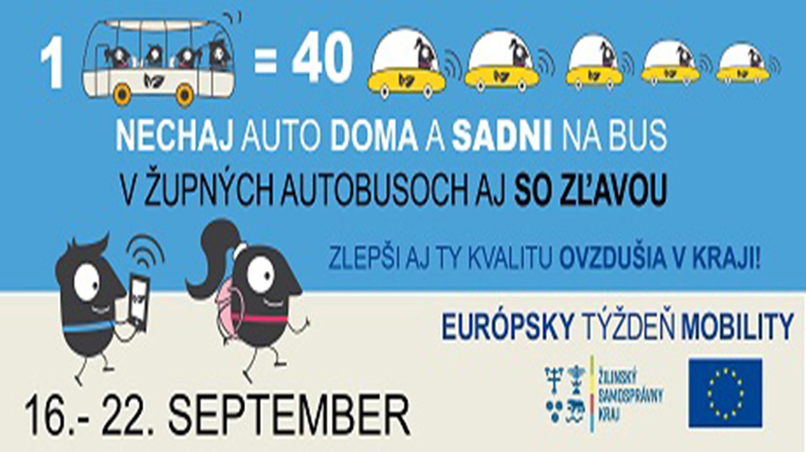 Počas týždňa mobility bude dopravná karta zadarmo