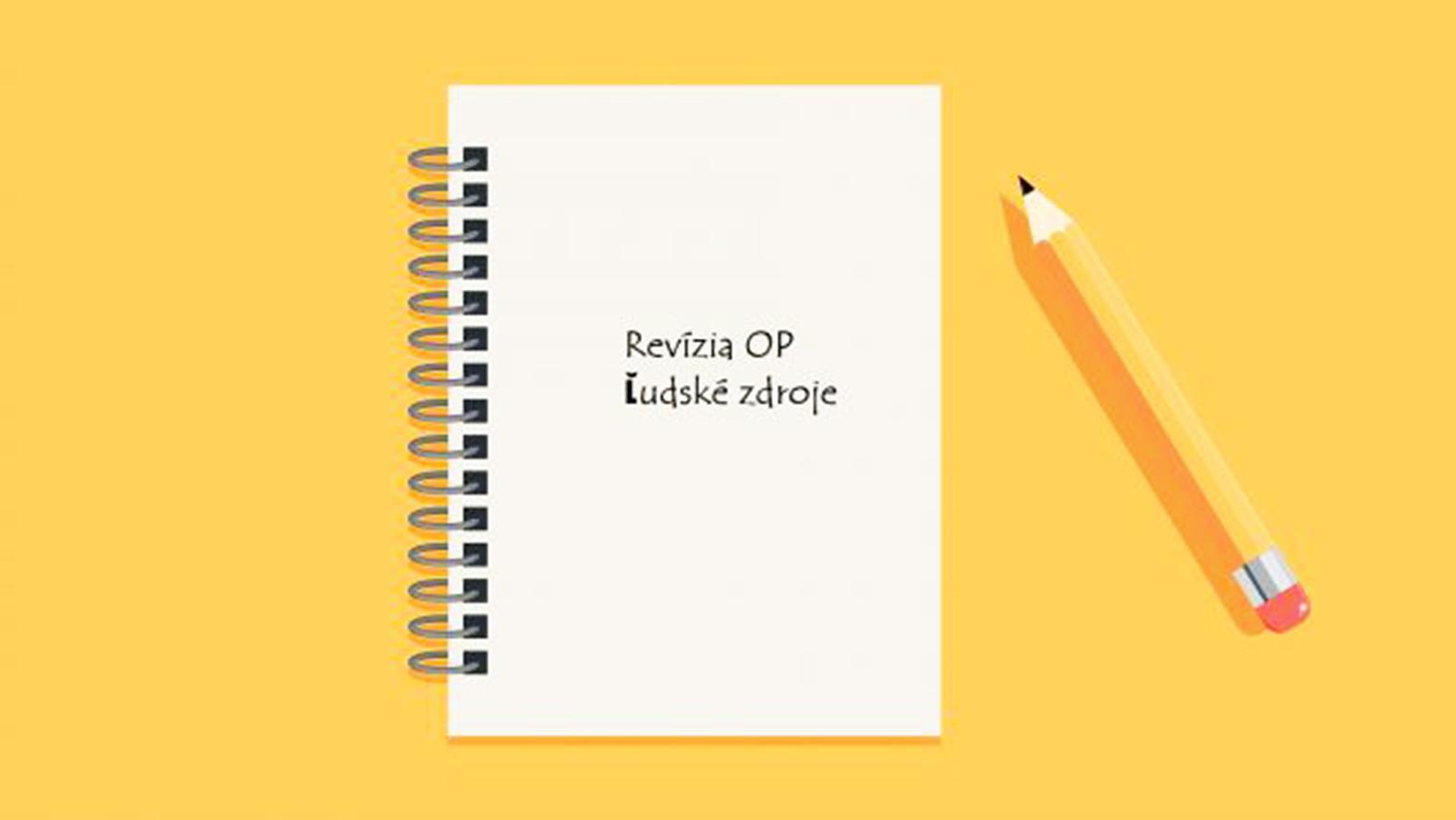 Revidovaný OP Ľudské zdroje